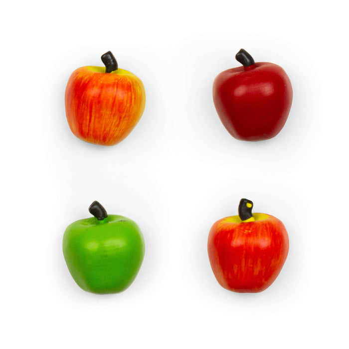 Apple Magnets In Basket - Three by Three Seattle