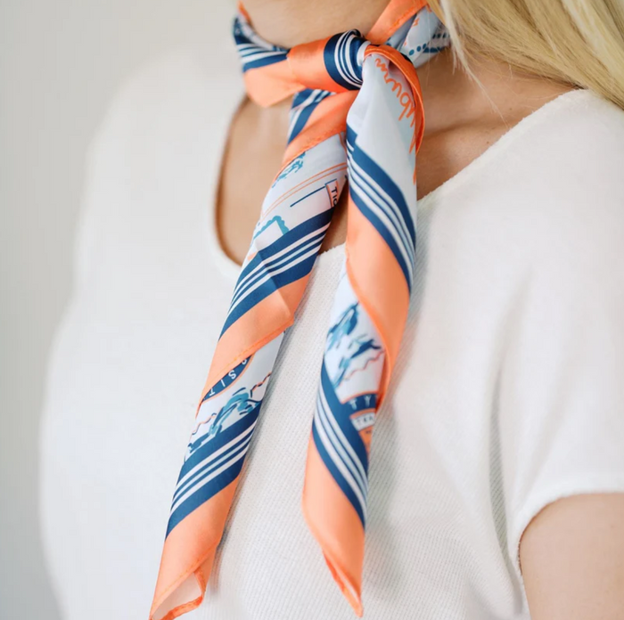 Auburn University Scarf Silk Hair Accessories in at Wrapsody