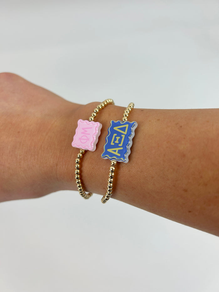 Beaded Blondes Sorority Bracelet Greek in at Wrapsody
