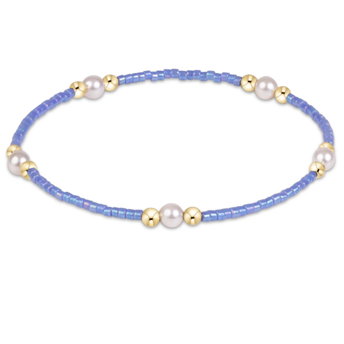 Enewton Hope Purpose Pearl Bracelet Bright Blue Bracelets in at Wrapsody