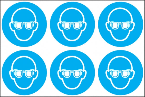 Eye defenders symbol (24 pack) 6 to sheet