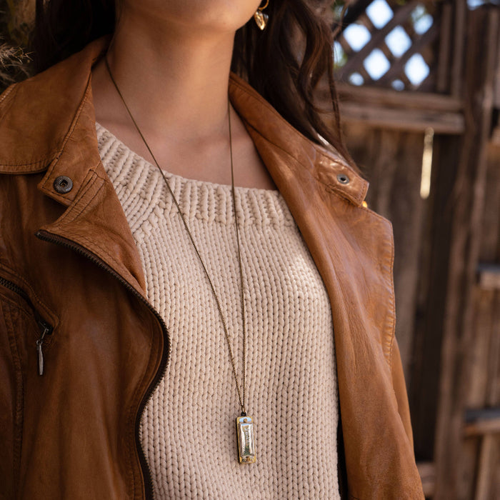 Harmonica Sola Necklace - Silver