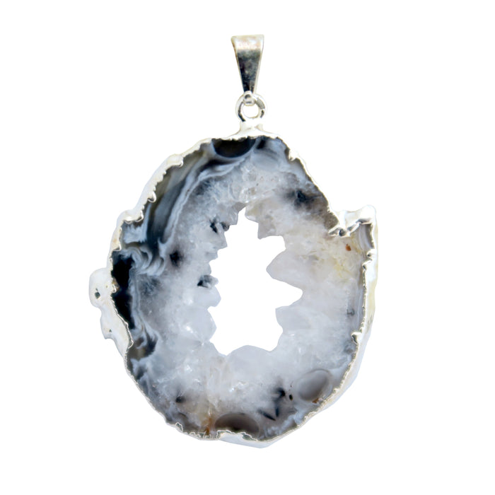 Oco Geode Slice Pendant-Assorted