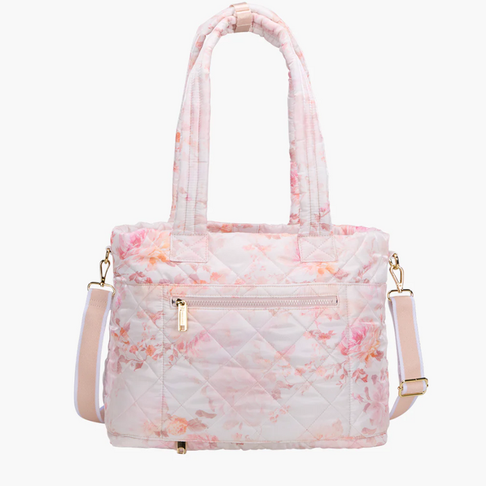 Oliver Thomas Wanderlust Tote Petal Pink Rose Print Totes in at Wrapsody