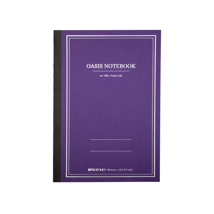 ProFolio Oasis Notebook - A5, Purple