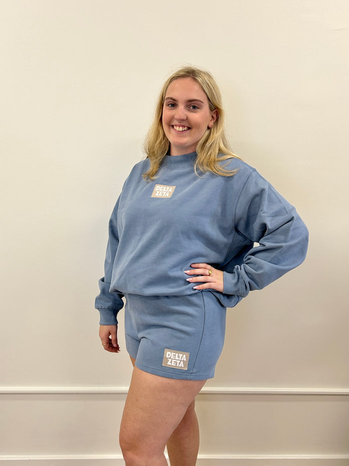 Sorority Patch Shorts Greek in at Wrapsody