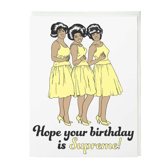 Supreme Birthday Silkscreened Card - City Bird
