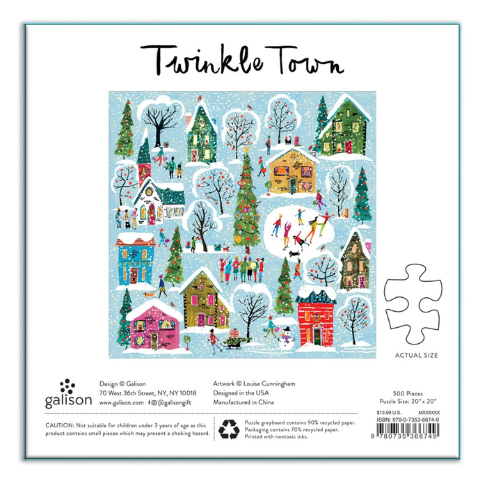 Twinkle Town 500 Piece Jigsaw Puzzle