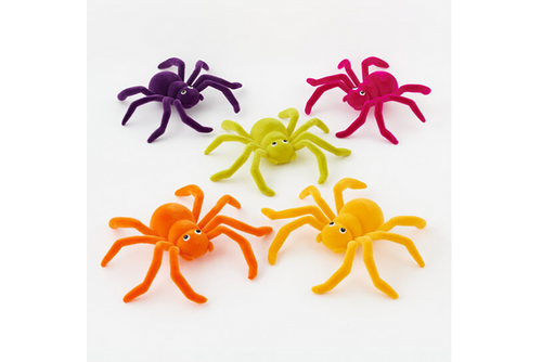 15" Flocked Spider