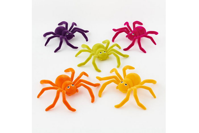 15" Flocked Spider