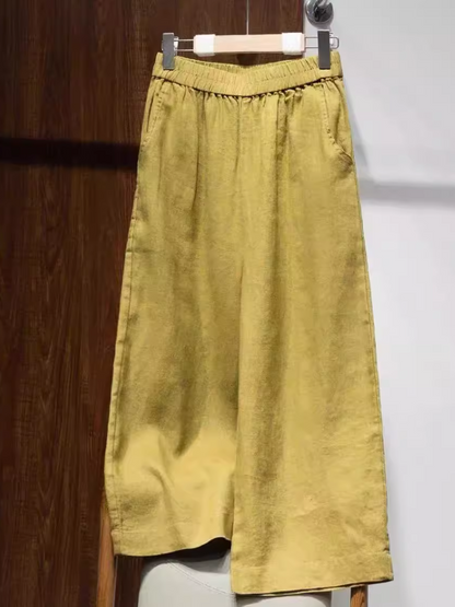 Women's Comfy & Trendy Solid Color Straight-Leg Bottoms