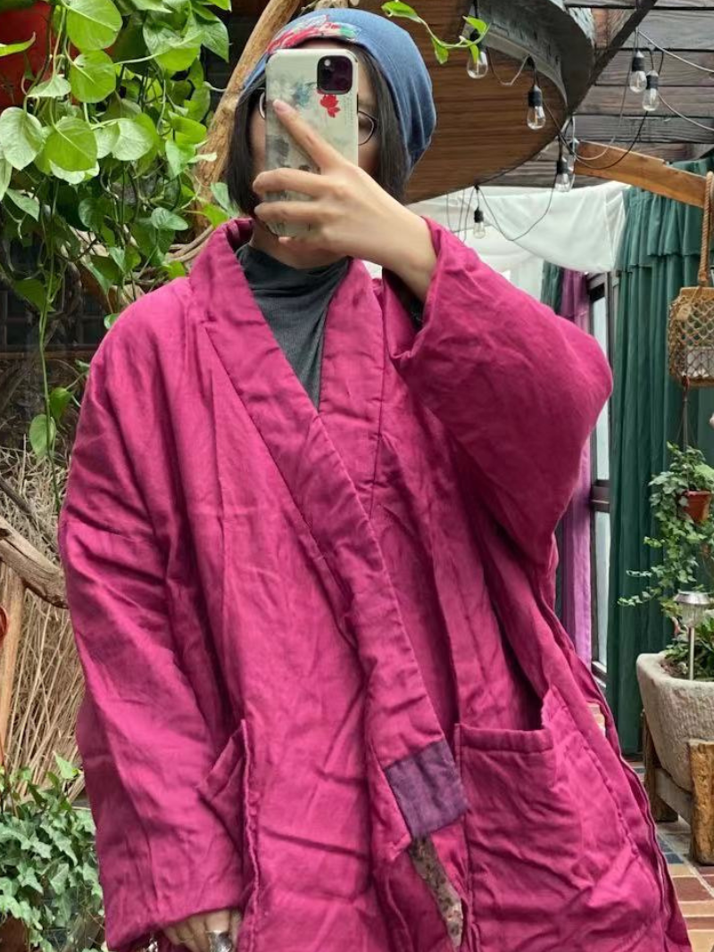Boho Chic Loose A-Line Coat for Effortless Comfort