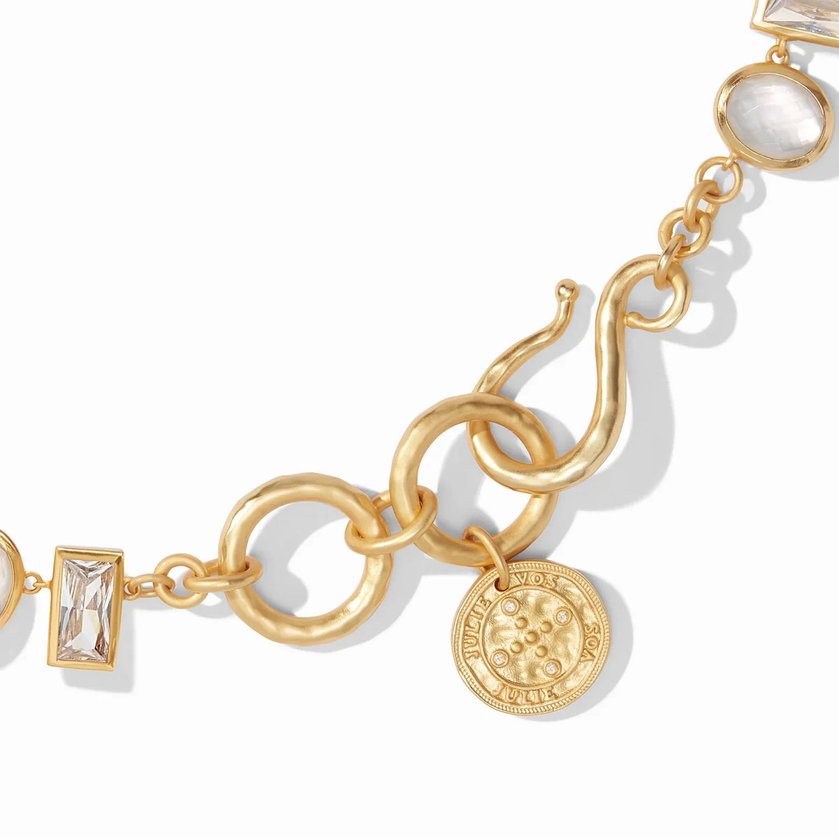 Baguette Tennis Necklace- cubic zirconia