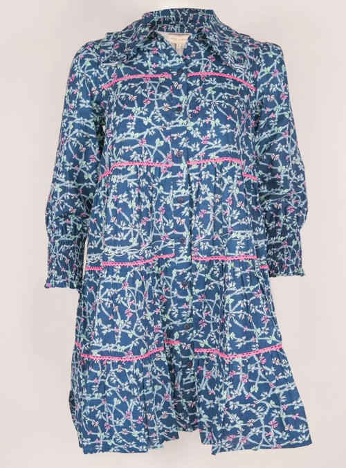 Allie dress- blue ribbon