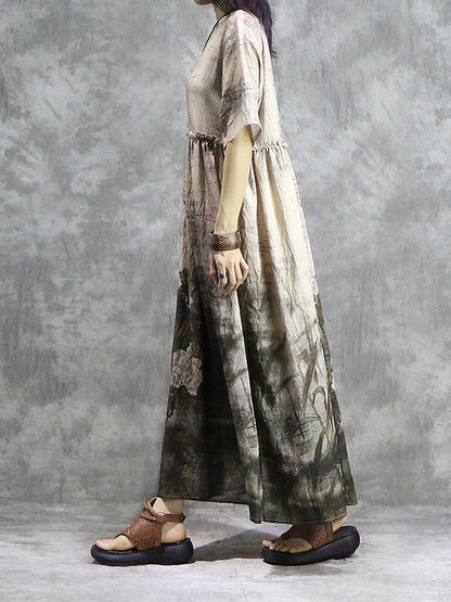 Over The Stars Smock Dress