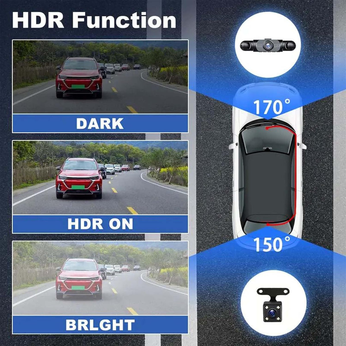 Dailyardtool¬Æ Full View Car Dashcam System