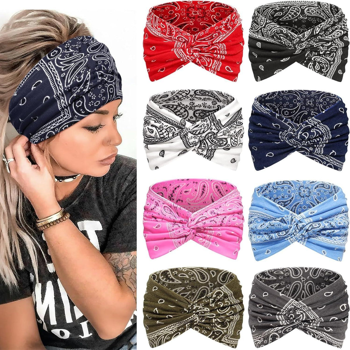Womens Styling Retro Printed Headband - üî•