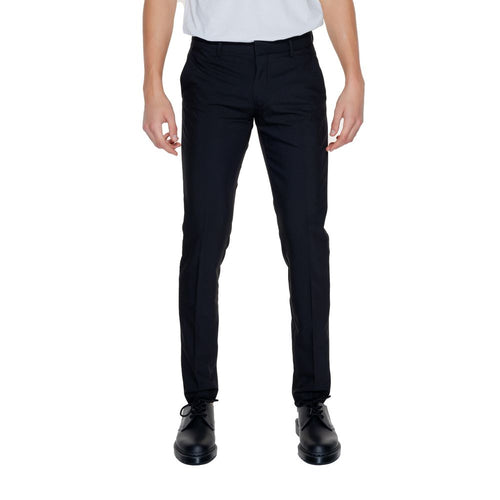 Antony Morato Black Polyester Dress Pants