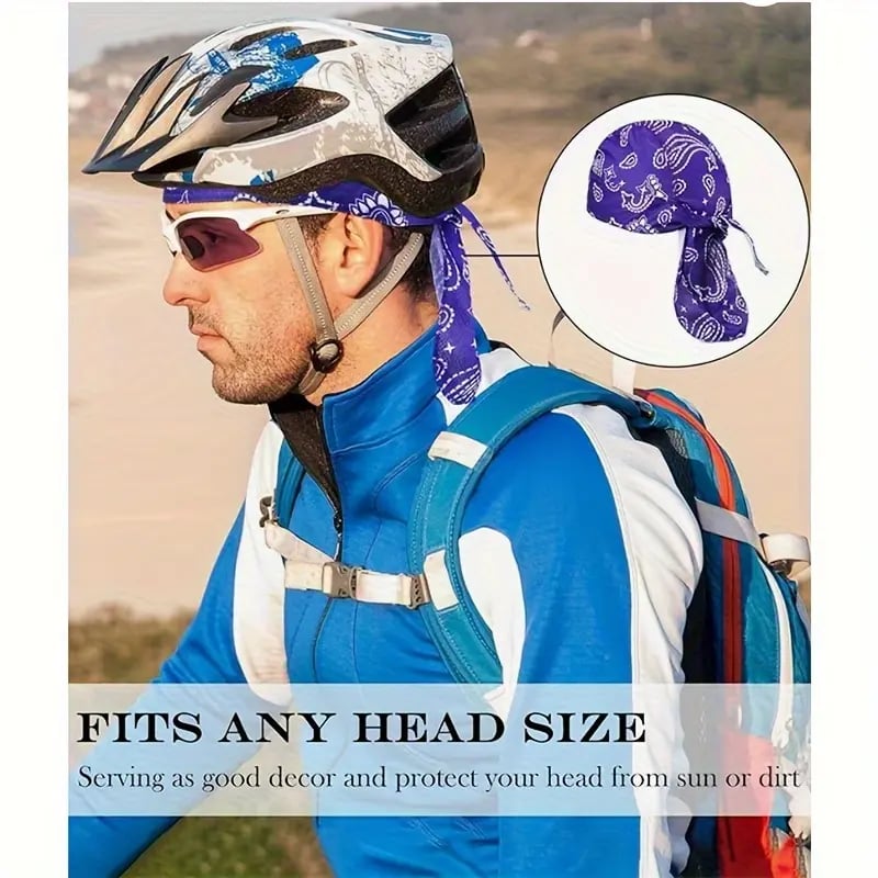 Paisley Cooling Headscarf Cap