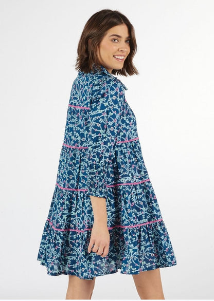 Allie dress- blue ribbon