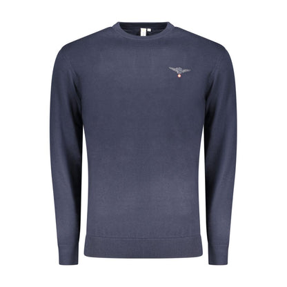 Accademia Militare Blu Cotton Men's Sweater