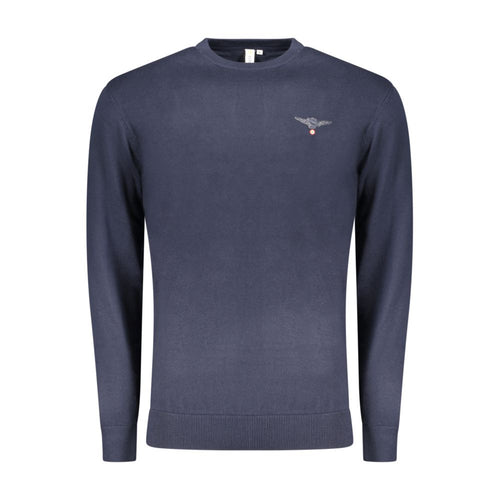Accademia Militare Blu Cotton Men's Sweater