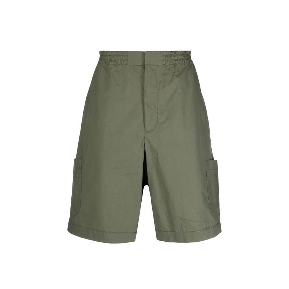 Ambush Bicolor Cotton Bermuda Shorts