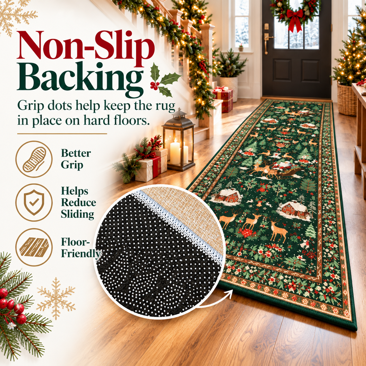 MerryHaven™ Christmas Runner Rug