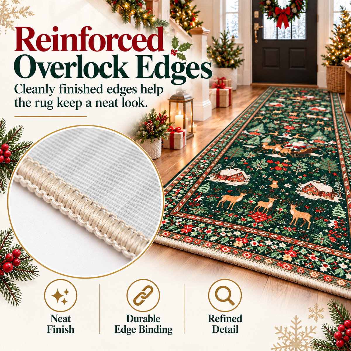 MerryHaven™ Christmas Runner Rug