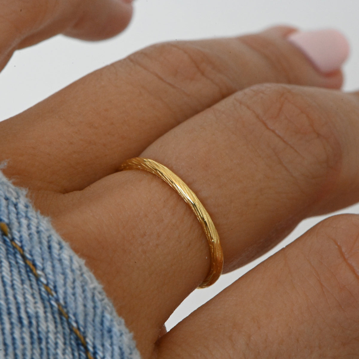 Textured Stacking Band