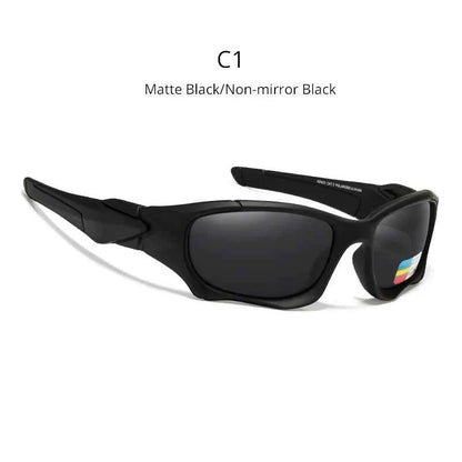 KDEAM Brand Strong Arm Men's Sunglasses Polarized Driving Shield Sun Glasses Men and Women Sports Goggles oculos de sol