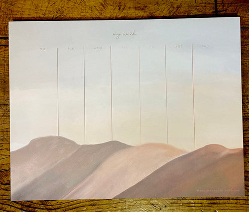 Landscape - Weekly Planner (8.5"x11")