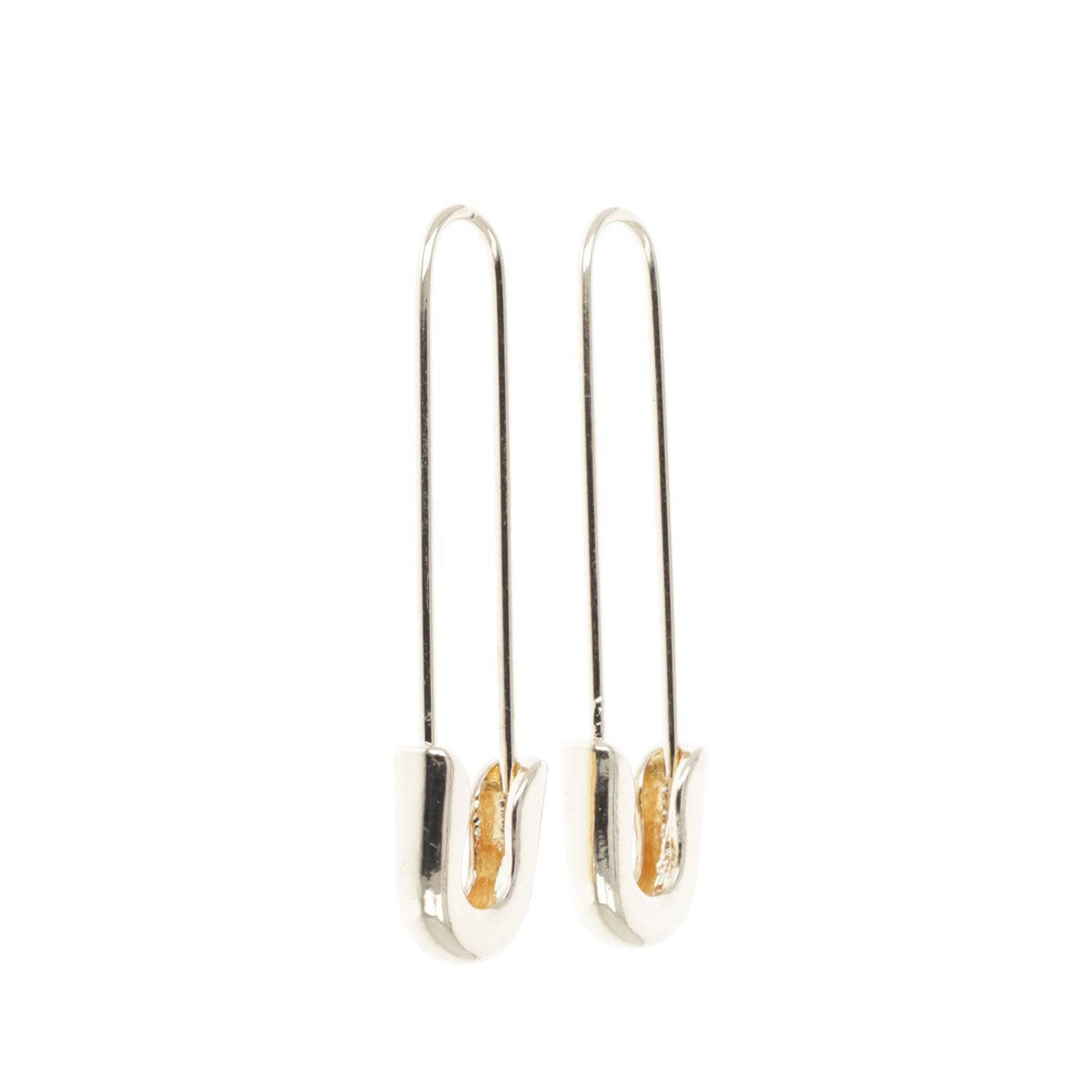Safety Pin Earrings (Gold Plated)