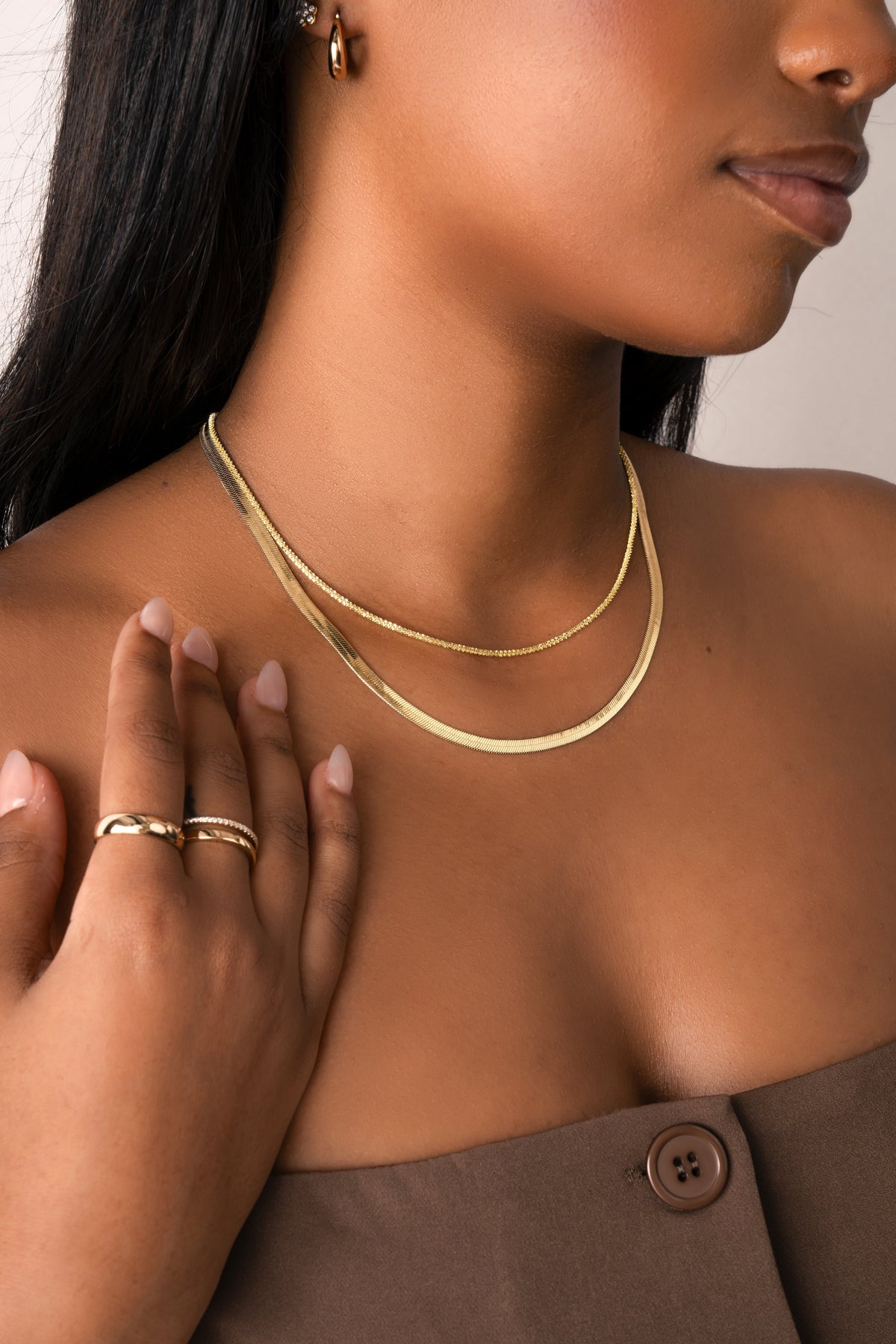 Diamond Cut Rope Chain Necklace