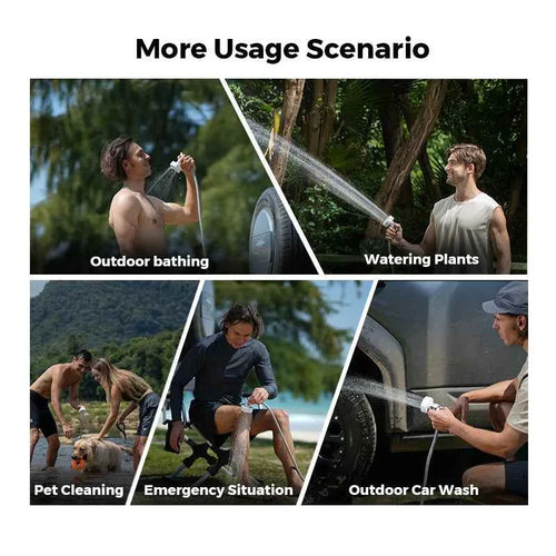 Outdoor Camping Shower Portable Electric Shower