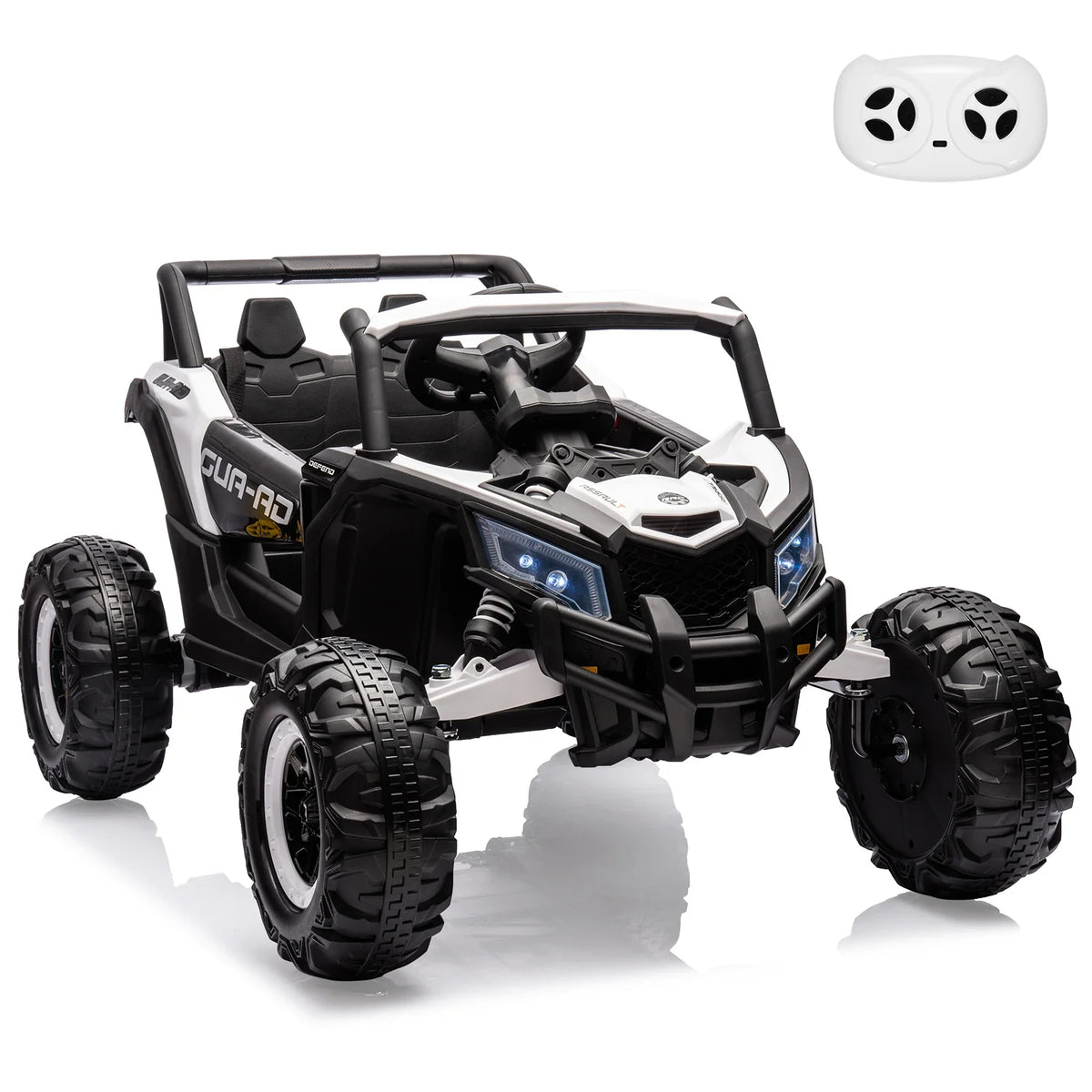 Kids UTV With Remote Control, 24V Ride On Car, Battery Powered Electric Vehicles, Spring Suspension, 200W Motor, Metal Frame