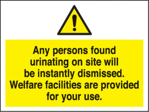 any persons found urinating