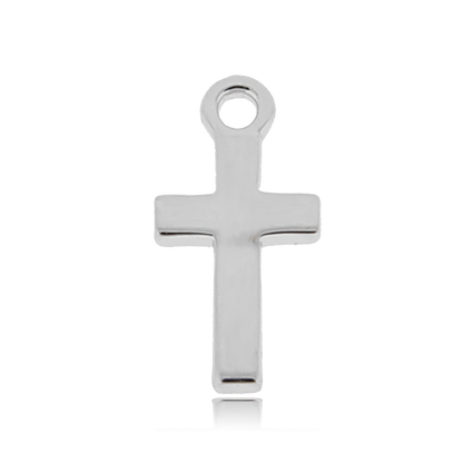 Australian Agate Stone Bracelet with Cross Sterling Silver Charm