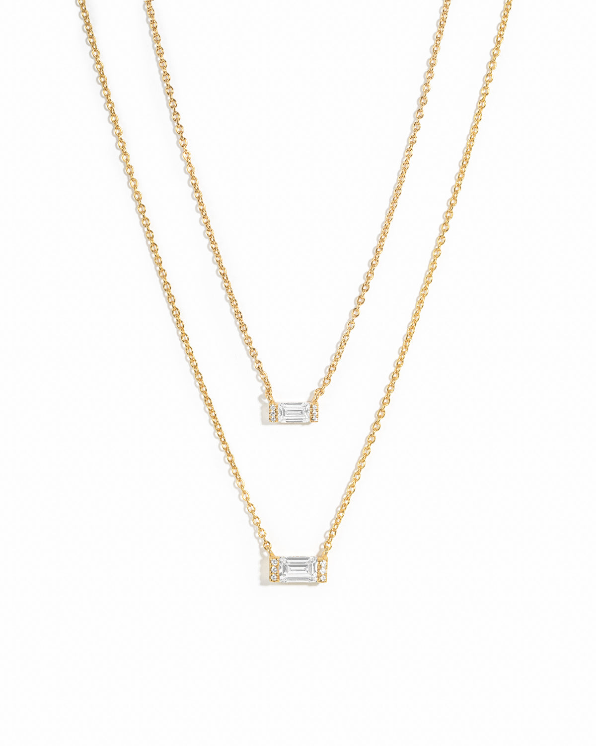 Baguette Necklace