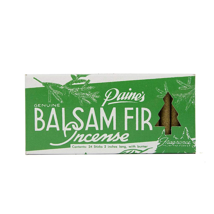 Balsam Fir Incense Sticks & Holder -24pc - City Bird