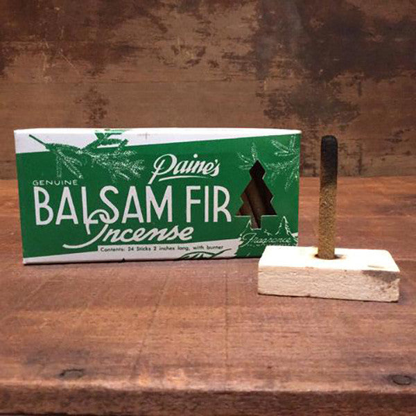 Balsam Fir Incense Sticks & Holder -24pc - City Bird