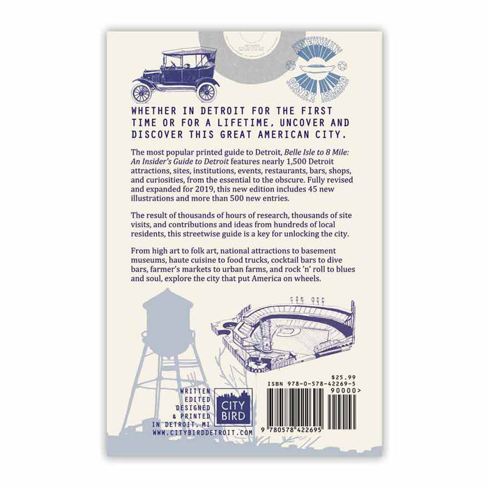 Belle Isle to 8 Mile: An Insider's Guide to Detroit - Second Edition - City Bird