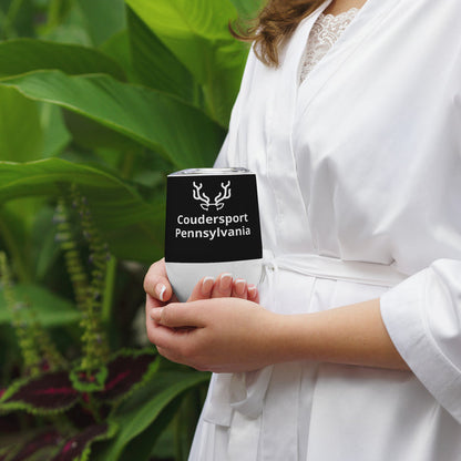 Black Coudersport PA Wine Tumbler