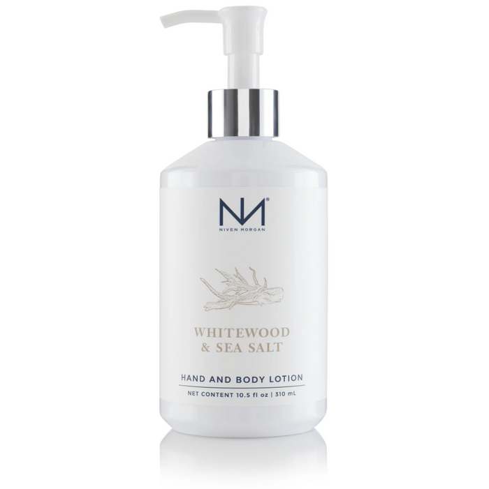 Body/Hand Lotion 10.5oz in Whitewood & Sea Salt Bath & Body in at Wrapsody