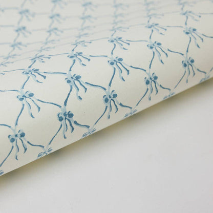 Bows Alaska Blue Wrap Sheet