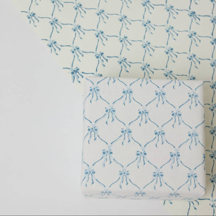 Bows Alaska Blue Wrap Sheet