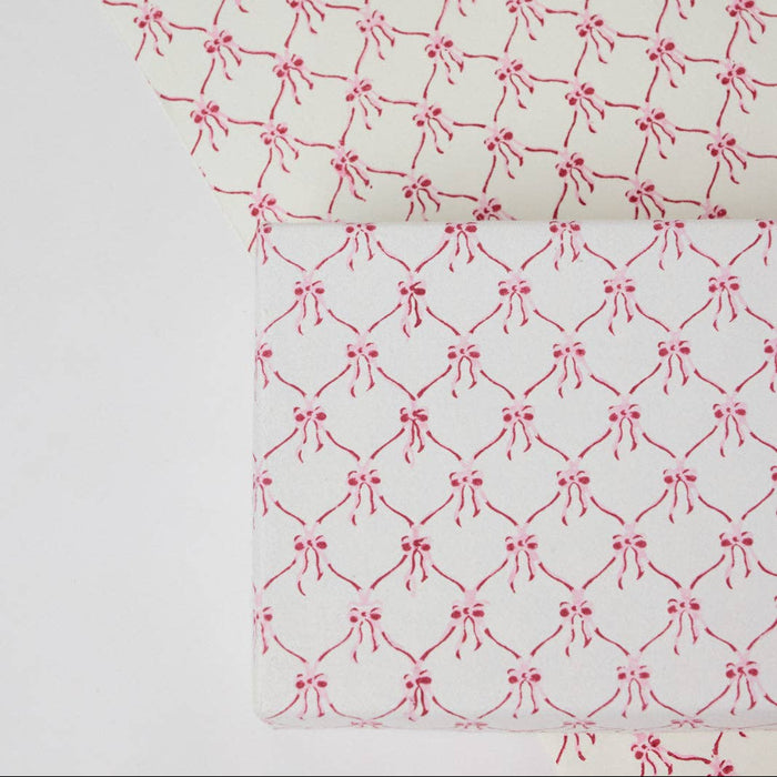 Bows Pink Sorbet Wrap Sheet