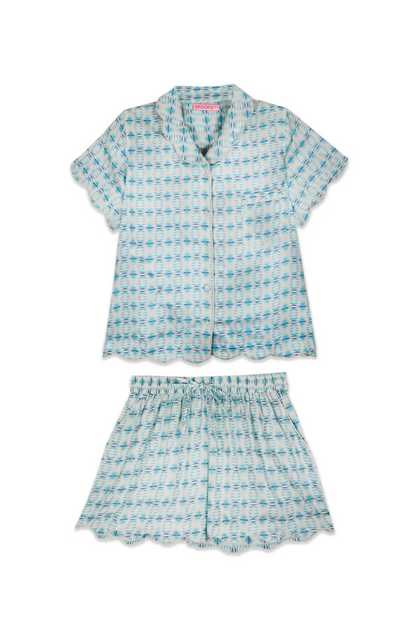 Brooks Avenue Cameron Blue PJ Set Loungewear in S at Wrapsody
