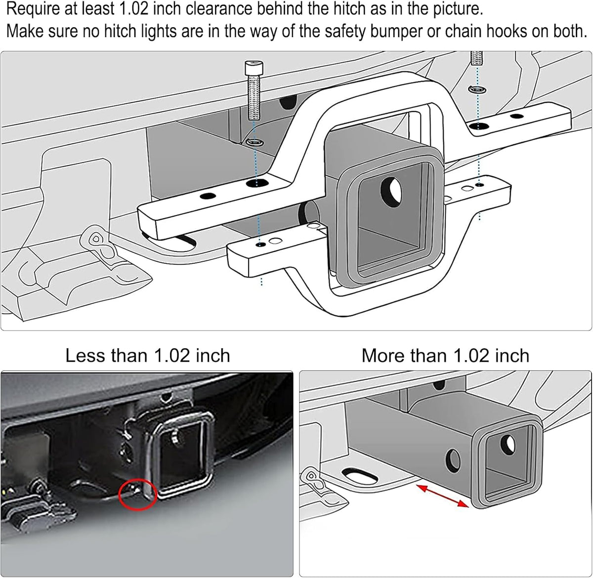 Dailyardtool¬Æ 2pcs 4 Inch LED Pods with Tow Hitch Mounting Brackets
