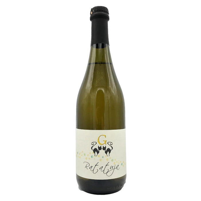 Carolina Gatti Ratatuja sparkling white wine bottle, 2022
